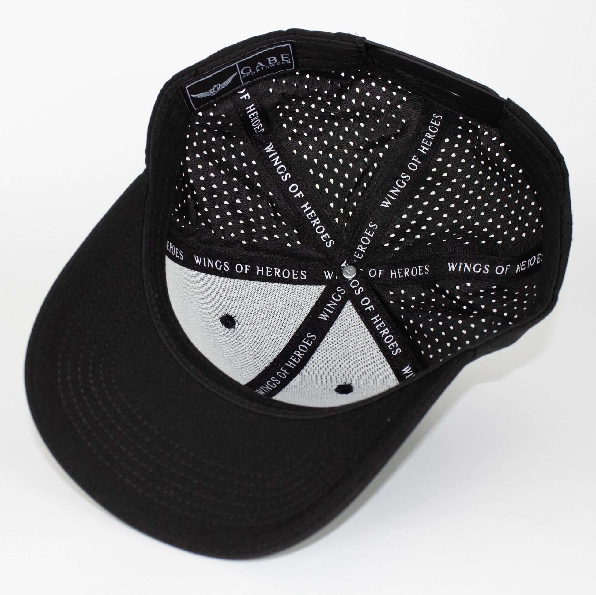 Gabe HeroGuard Performance Cap Black/White 5
