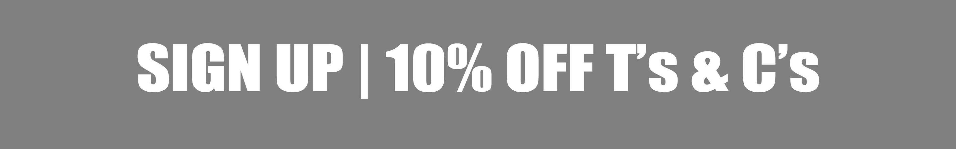 Gabe Sportswear Banner Sign up