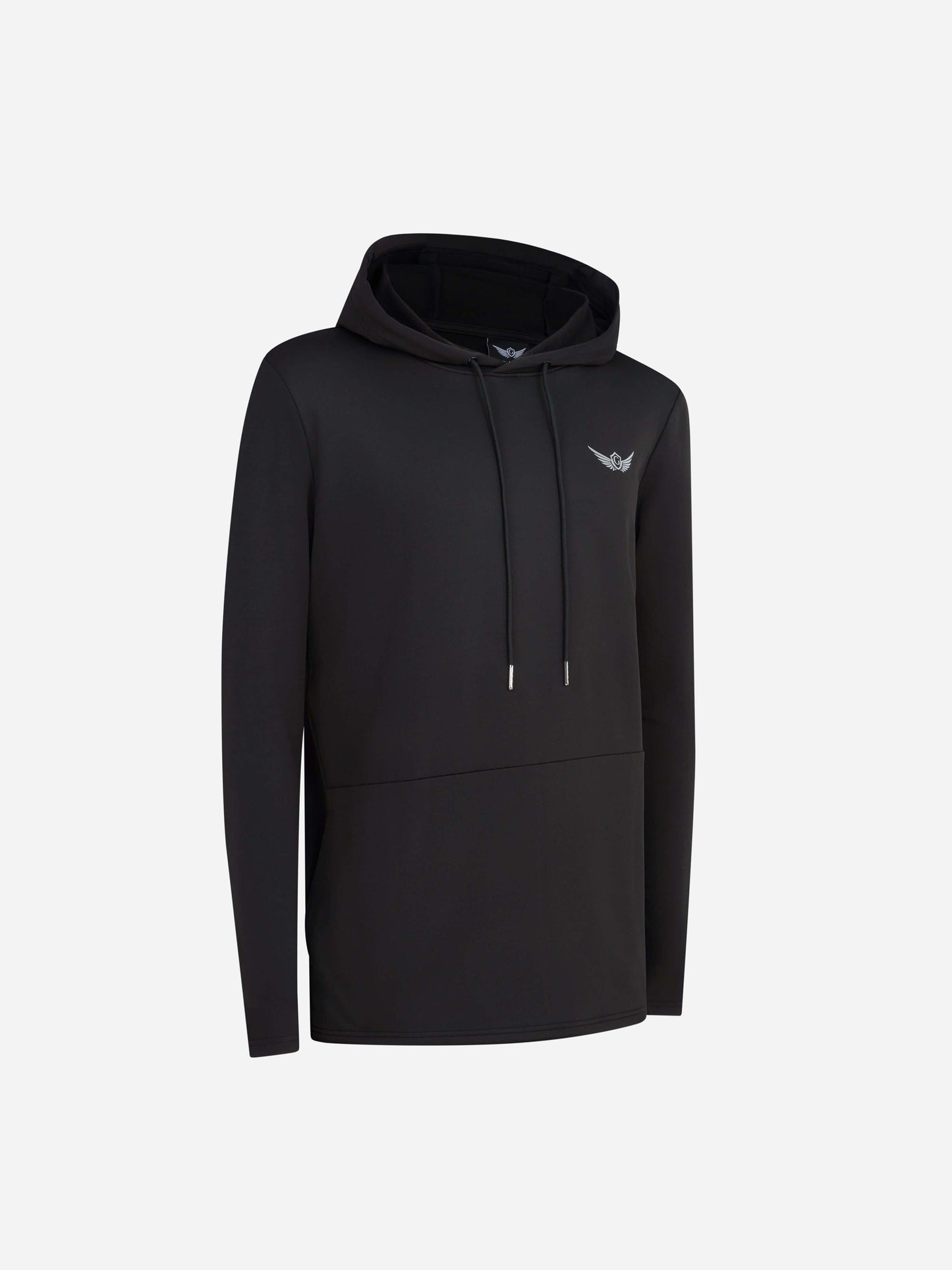 Gabe Crest Hoody Black Angle