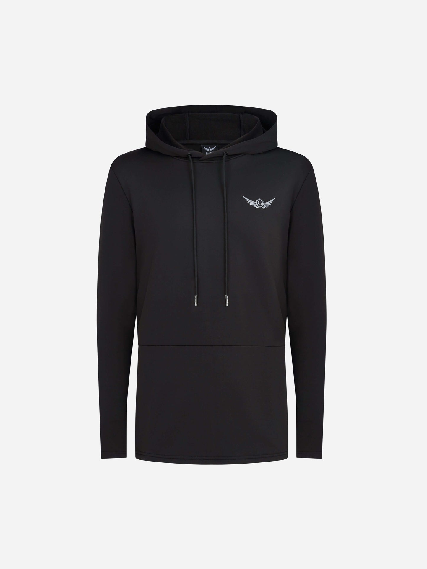 Gabe Crest Hoody Black Front