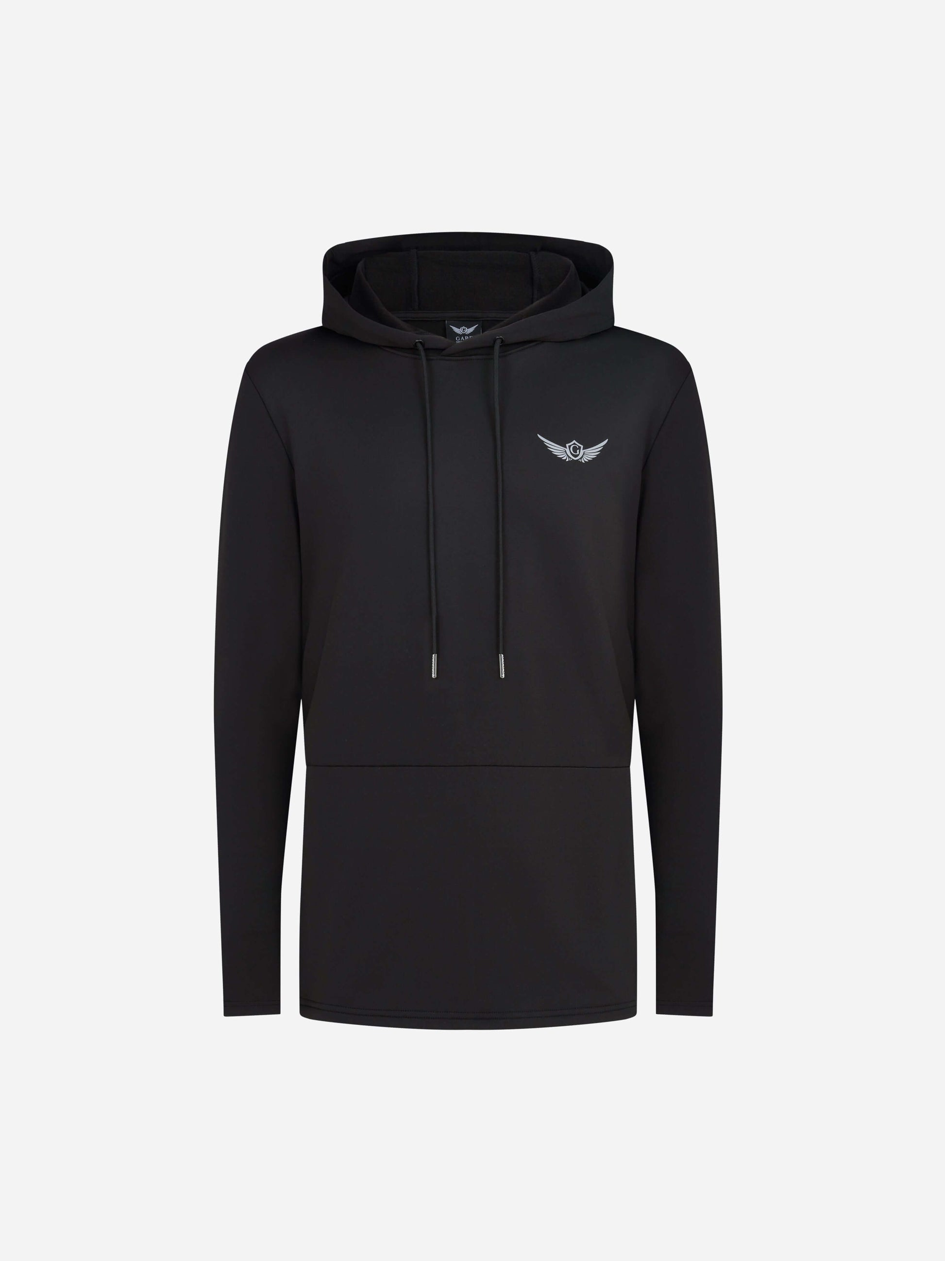 Gabe Crest Hoody Black Front