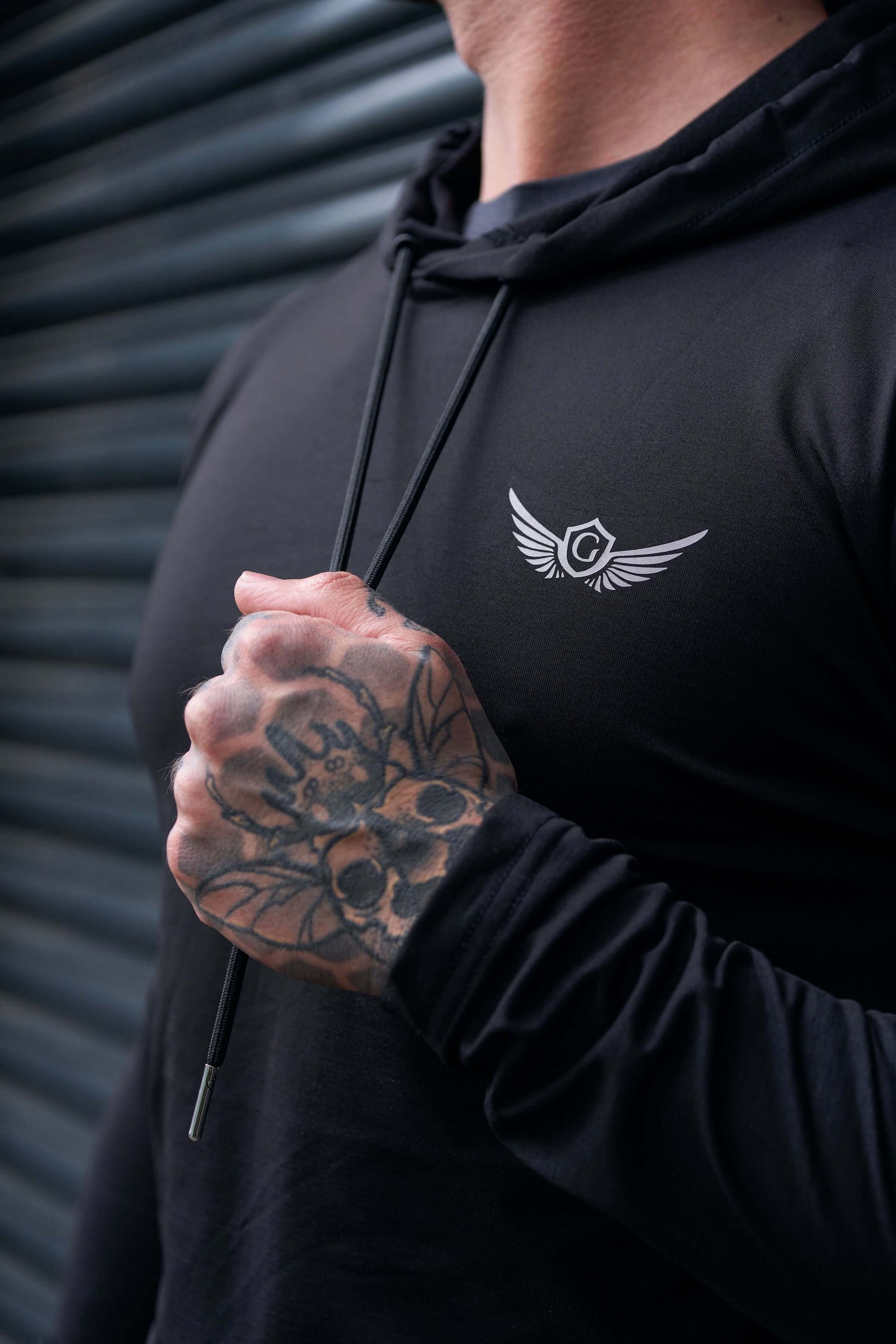 Gabe Crest Hoody Gym 1