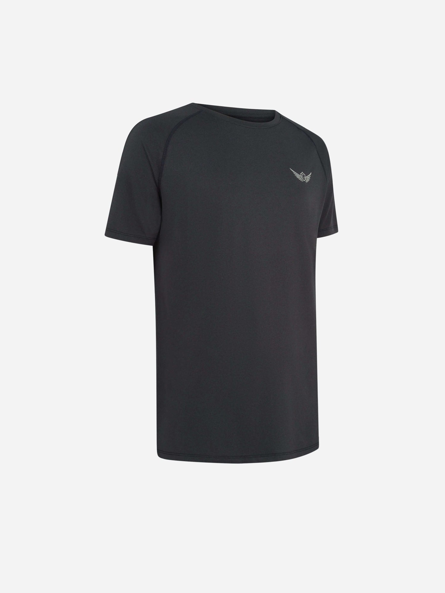 Gabe Crest T-shirt Black Angle