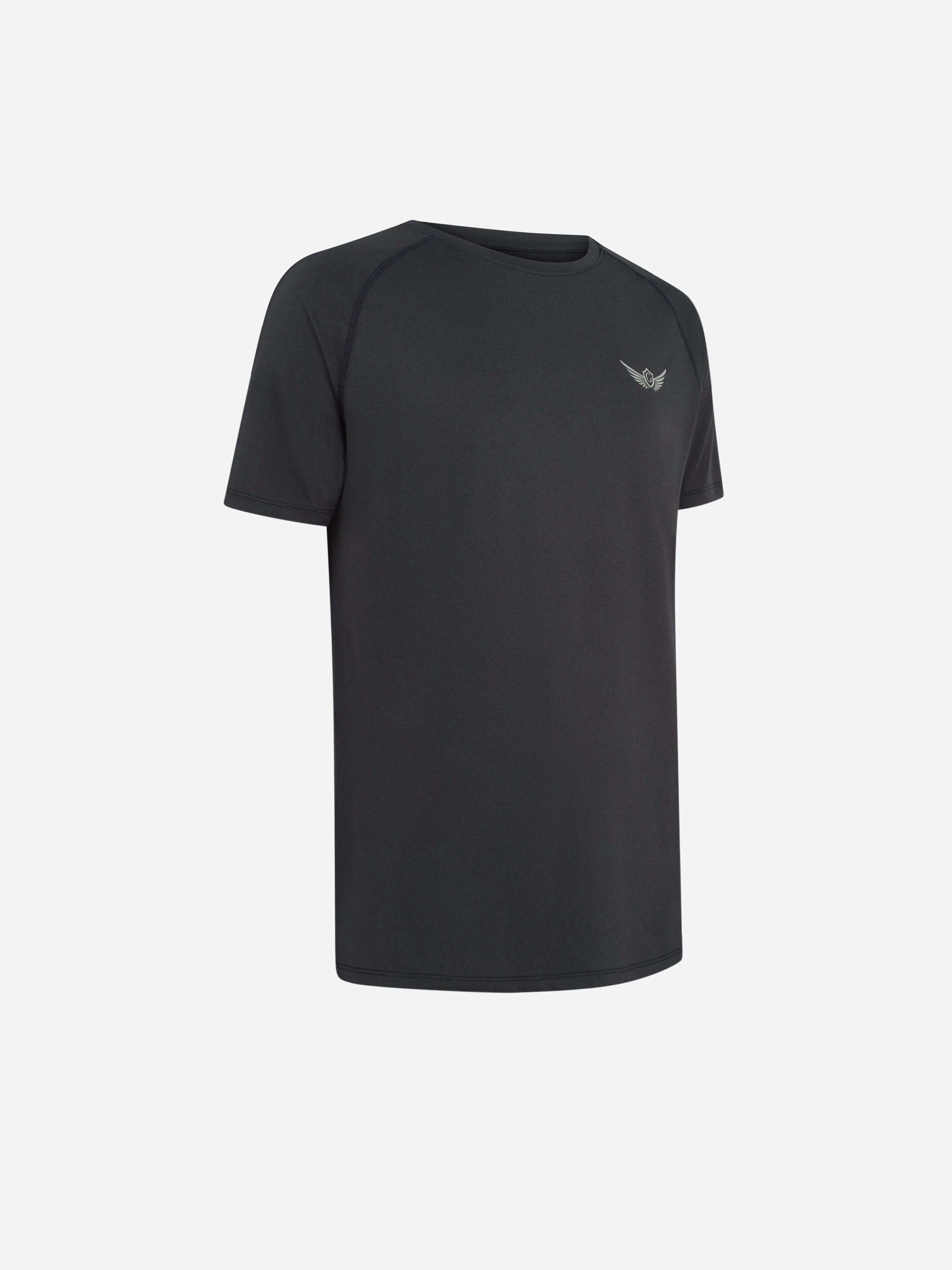 Gabe Crest T-shirt Black Angle