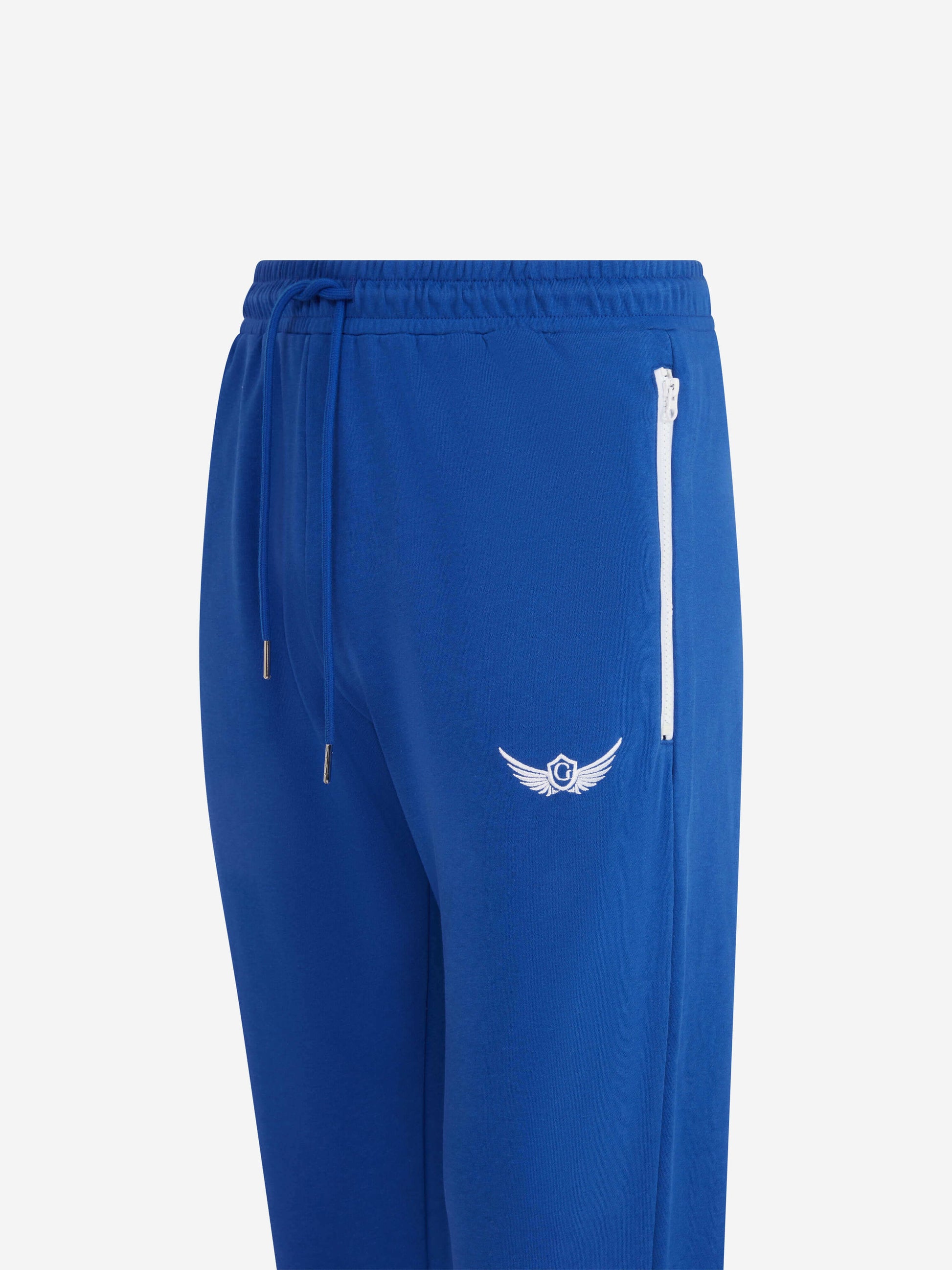 Gabe Virtuous Tracksuit Blue Joggers Angle