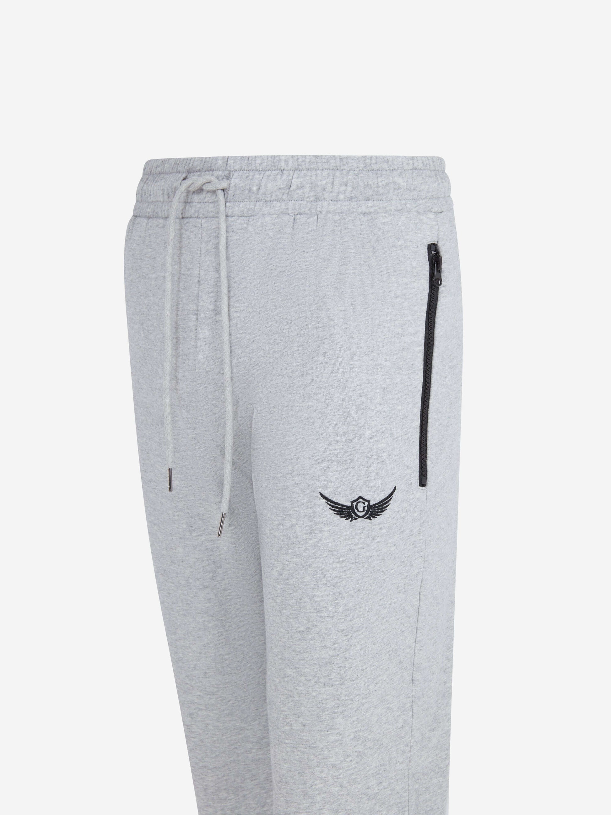 Gabe Virtuous Tracksuit Grey Jogger Angle