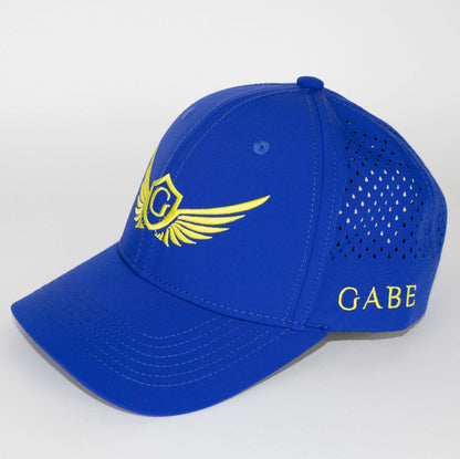 Gabe HeroGuard Performance Cap Blue/Yellow 1