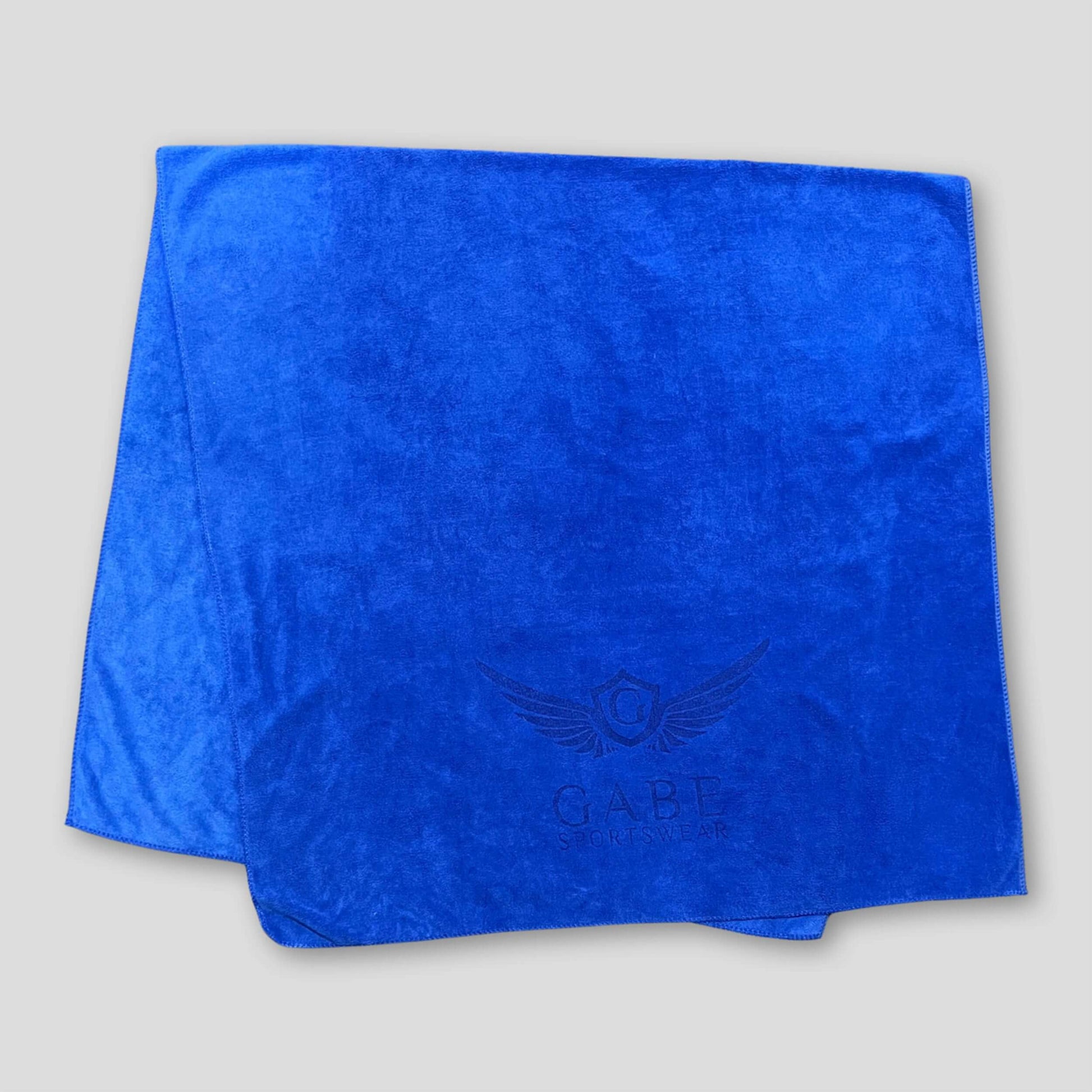 Gabe Towel Large Blue Folded