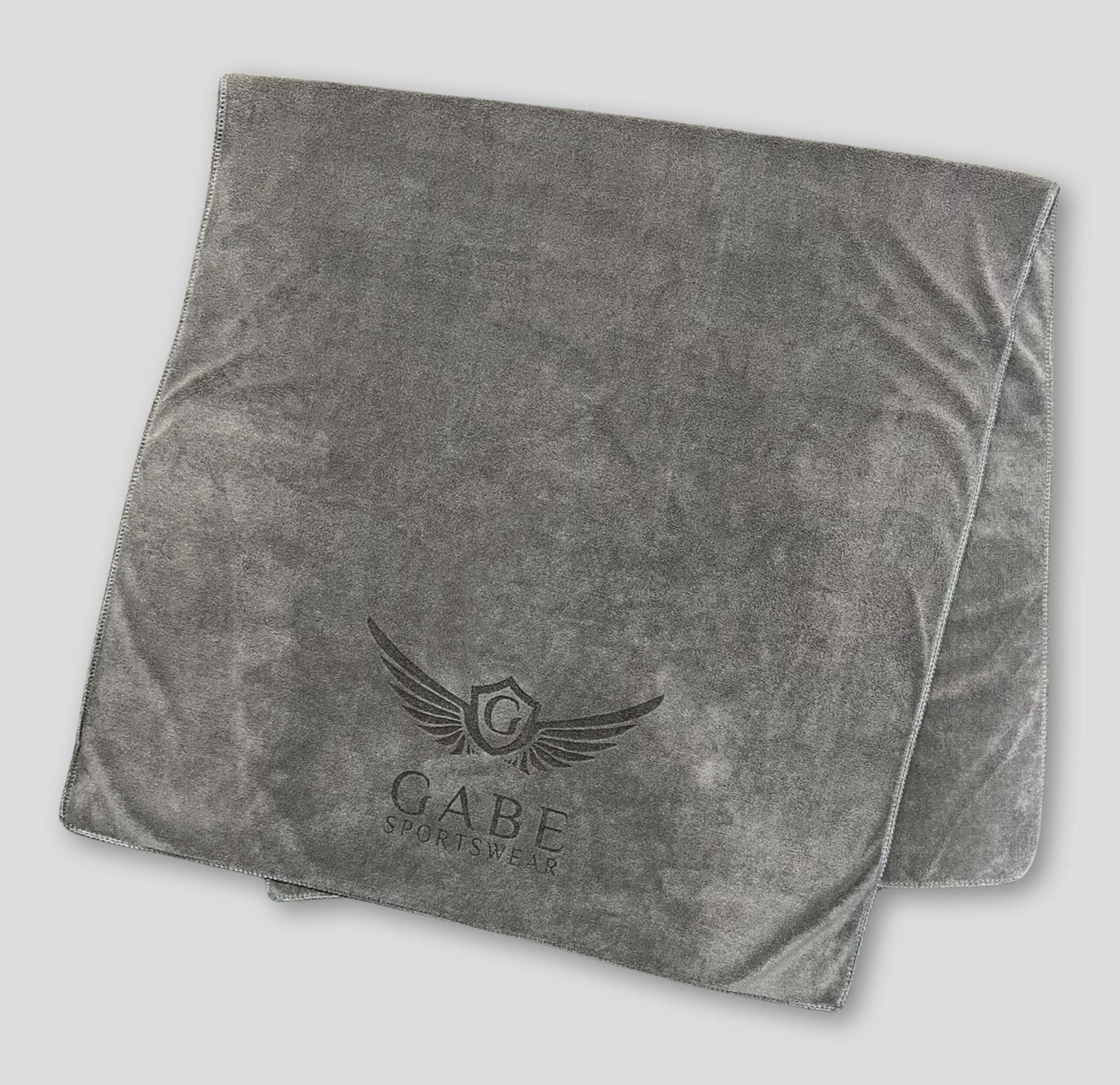 Gabe Towel Large Grey Folded